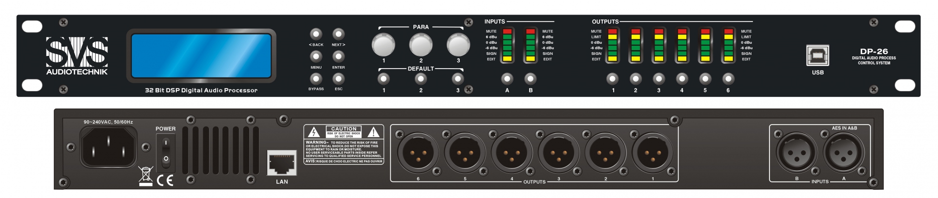 SVS Audiotechnik DP-26 Цифровой процессор: 2 входа 6 выходов в Новосибирской области