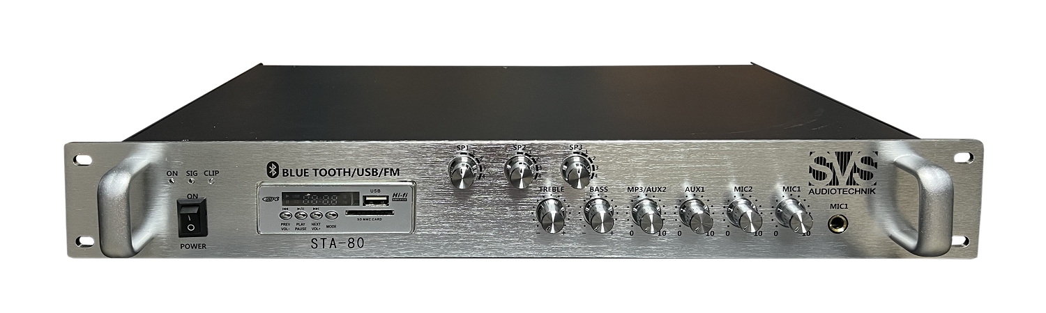 SVS Audiotechnik STA-80 Микшер-усилитель для систем Public Address в Новосибирской области